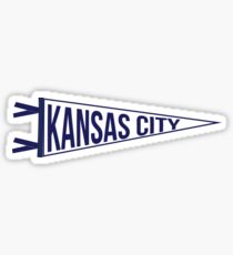 Kansas City Pennant Sticker
