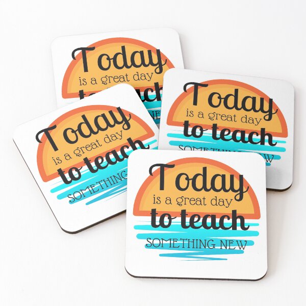 Item preview, Teaching Is My Superpower Whats Yours - Funny Teacher Sayings - TODAY IS  A GREAT DAY TO TEACH SOMETHING NEW - SUNSET designed and sold by TeyMank.