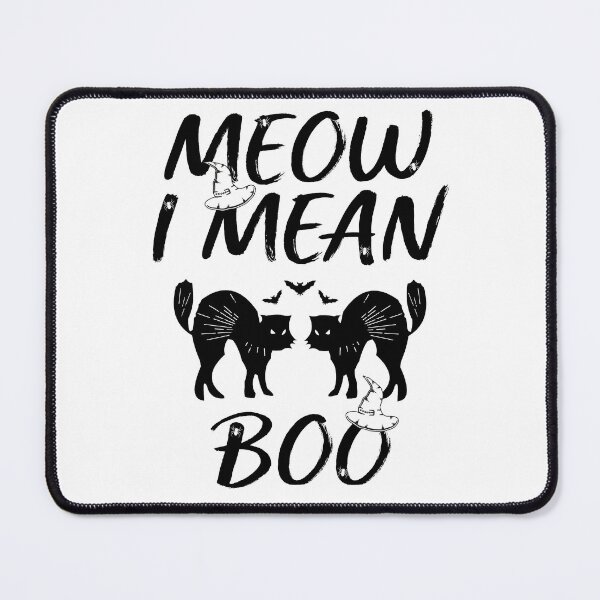 Item preview, Meow, I Mean Boo | Cat Halloween Design designed and sold by BlackTulips.