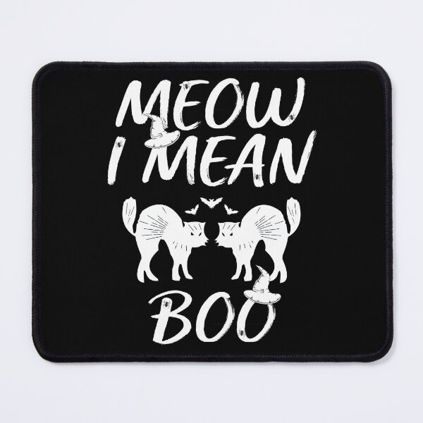 Item preview, Meow, I Mean Boo | Cat Halloween Design designed and sold by BlackTulips.