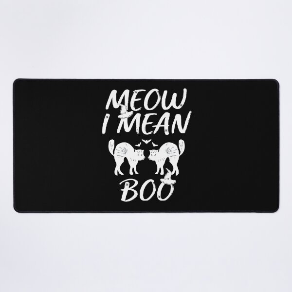 Item preview, Meow, I Mean Boo | Cat Halloween Design designed and sold by BlackTulips.