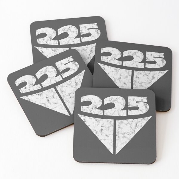 Item preview, 225 Aussie Valiant Badge (White on Asphalt - Worn) designed and sold by Justin Ellis.