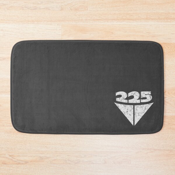 Item preview, 225 Aussie Valiant Badge (White on Asphalt - Worn) designed and sold by Justin Ellis.