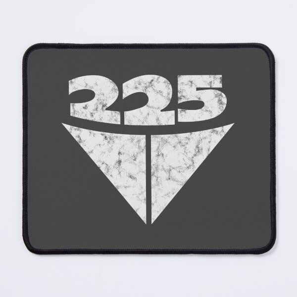 Item preview, 225 Aussie Valiant Badge (White on Asphalt - Worn) designed and sold by Justin Ellis.