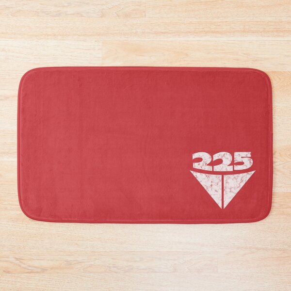 Item preview, 225 Aussie Valiant Badge (White on Red - Worn) designed and sold by Justin Ellis.