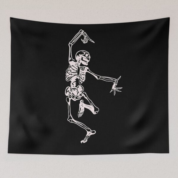 Item preview, Dancing Halloween skeleton  designed and sold by PrintsEntmt.