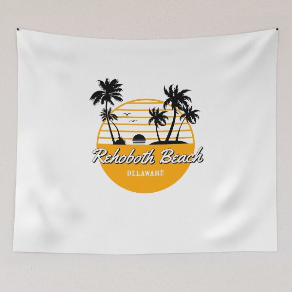 Item preview, Rehoboth Beach Delaware Vintage Retro Surf USA Travel Vacation Summer Sunset Beach designed and sold by tmartinezta.
