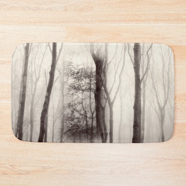 Item preview, Beech tree within a foggy wood by heidiannemorris © designed and sold by FOLK ART FUSION by heidiannemorris.