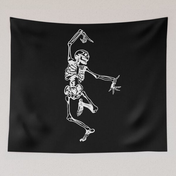 Item preview, Dancing Halloween skeleton  designed and sold by PrintsEntmt.