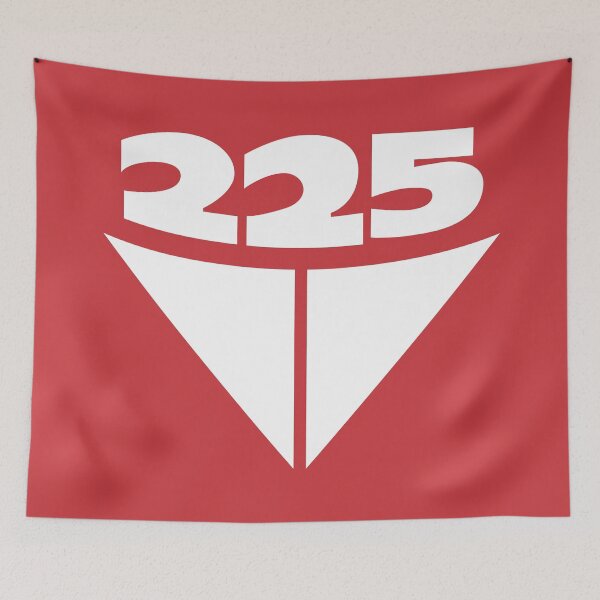 Item preview, 225 Aussie Valiant Badge (White on Red) designed and sold by Justin Ellis.
