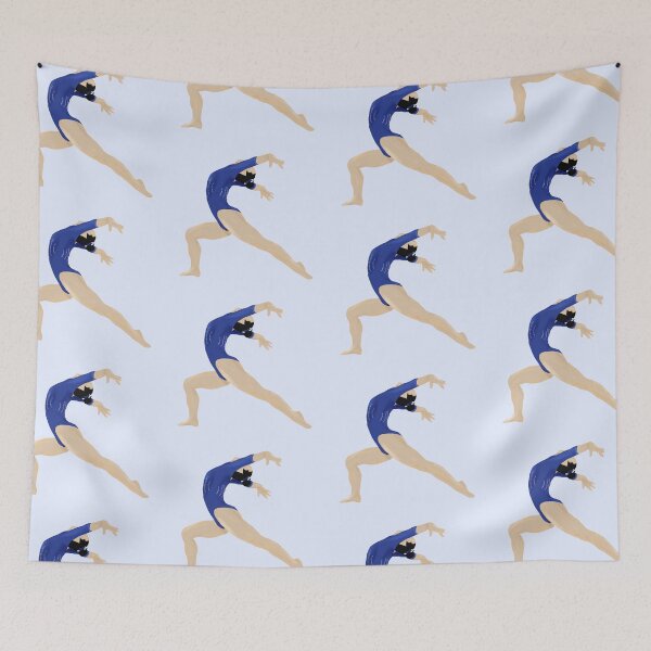 Item preview, Kara Eaker Gymnastics Art - Blue Leo designed and sold by Cherries4.