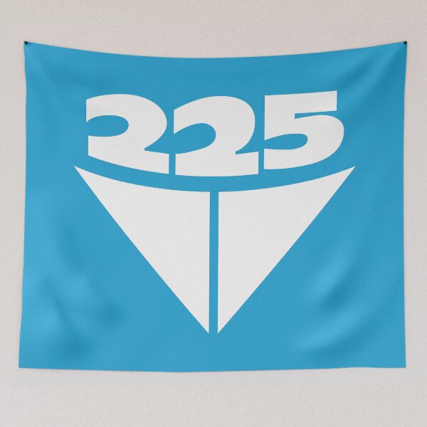 Item preview, 225 Aussie Valiant Badge (White on Blue) designed and sold by Justin Ellis.