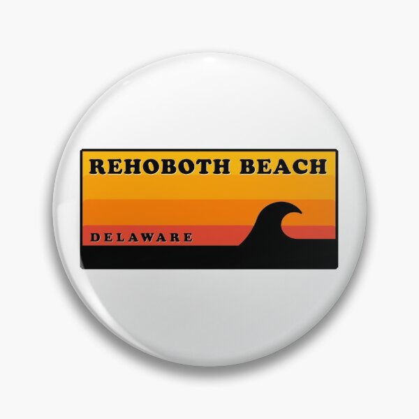 Item preview, Rehoboth Beach Delaware Vintage Retro Surf USA Travel Vacation Summer Sunset Beach designed and sold by tmartinezta.