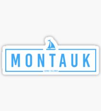 Hipster Montauk with Sailboat Sticker