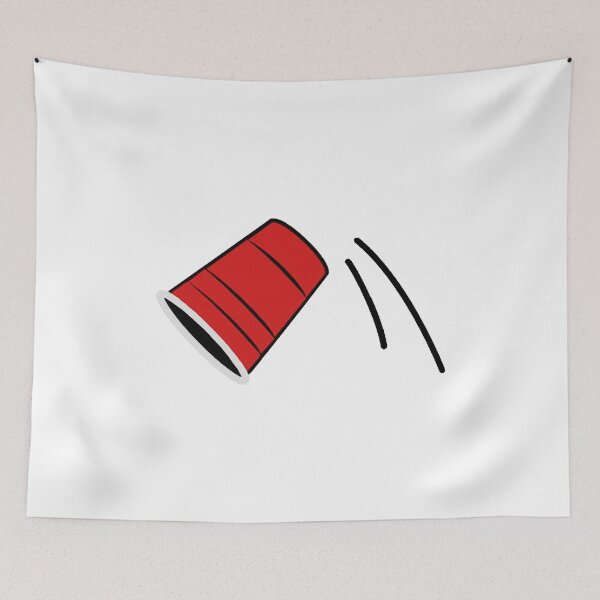 Item preview, Flip Cup Drinking Games College Humor Funny Cute Minimalist designed and sold by EllConApparel.