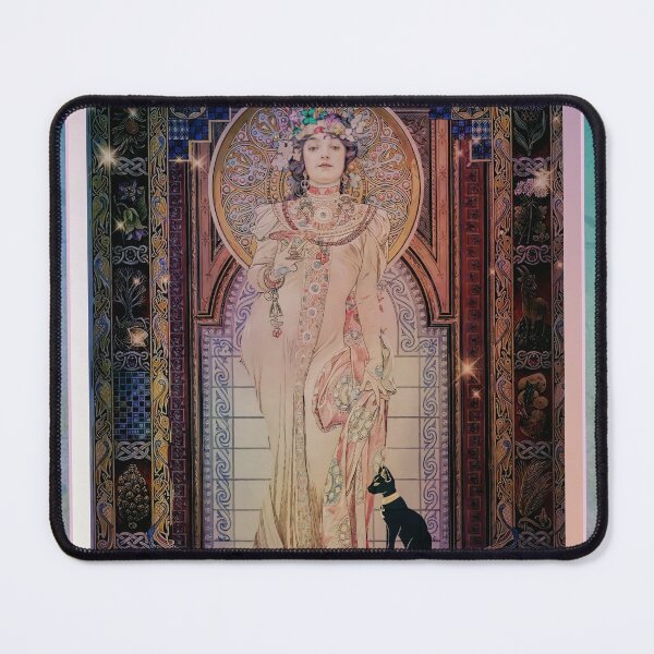 Item preview, An Egyptian Cat and an Art Nouveau Gypsy designed and sold by Lisa Marie Mercer.