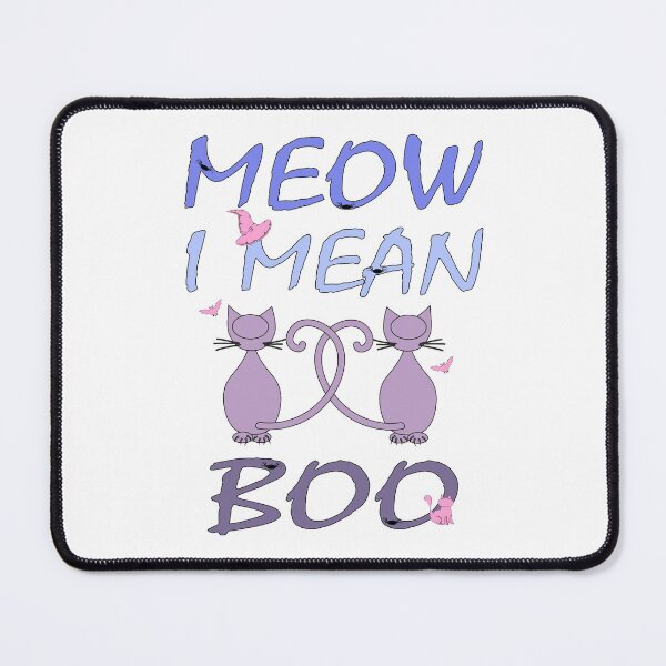 Item preview, Meow, I Mean Boo | Cat Halloween Design designed and sold by BlackTulips.