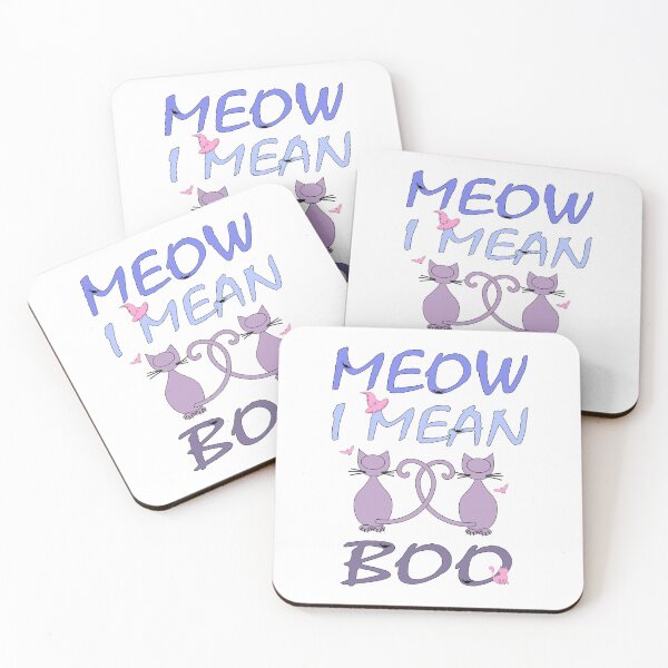 Item preview, Meow, I Mean Boo | Cat Halloween Design designed and sold by BlackTulips.