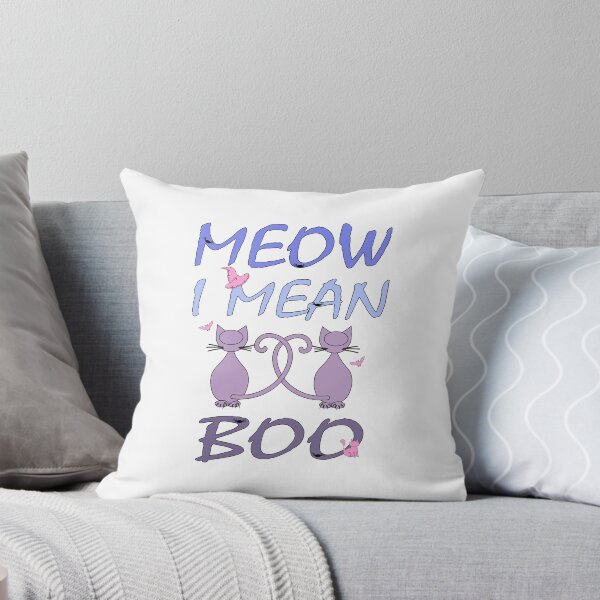 Item preview, Meow, I Mean Boo | Cat Halloween Design designed and sold by BlackTulips.