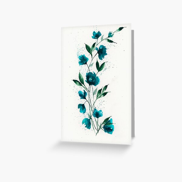 Item preview, Blue Bouquet designed and sold by BklynArtLab.
