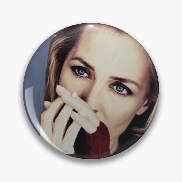 Item preview, Gillian Anderson oil color painting  designed and sold by altaircolin.