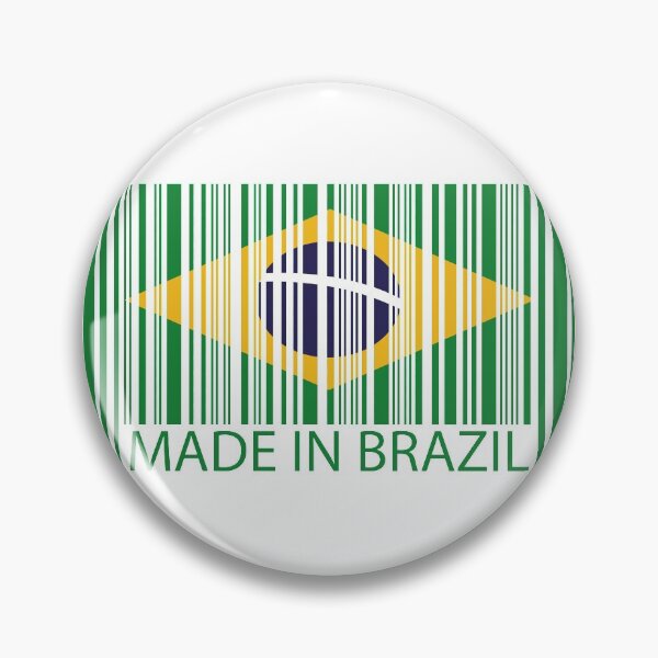 Item preview, MADE in Brazil Bar Code Flag designed and sold by ShopLotus74.