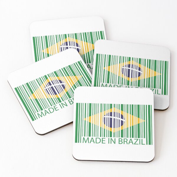Item preview, MADE in Brazil Bar Code Flag designed and sold by ShopLotus74.