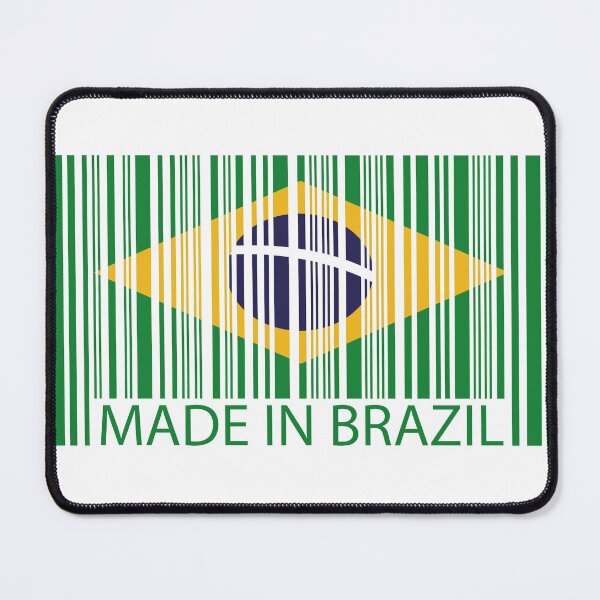 Item preview, MADE in Brazil Bar Code Flag designed and sold by ShopLotus74.