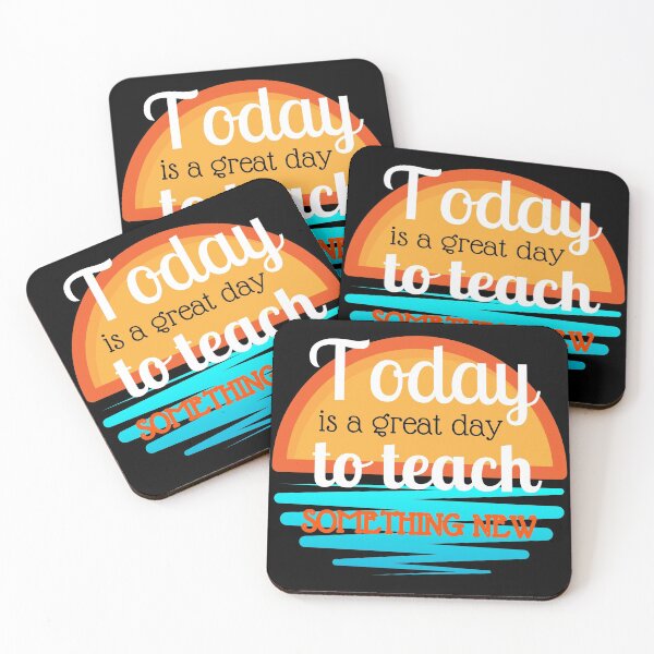 Item preview, Teaching Is My Superpower Whats Yours - Funny Teacher Sayings - TODAY IS  A GREAT DAY TO TEACH SOMETHING NEW - SUNSET designed and sold by TeyMank.