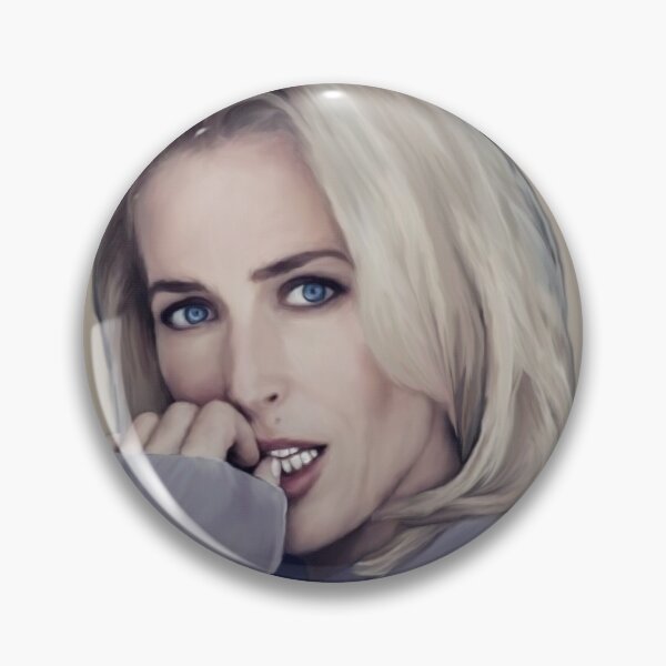 Item preview, Gillian Anderson oil color painting  designed and sold by altaircolin.