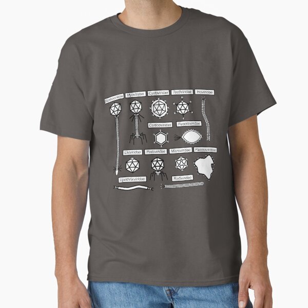 Bacteriophage families Classic T-Shirt