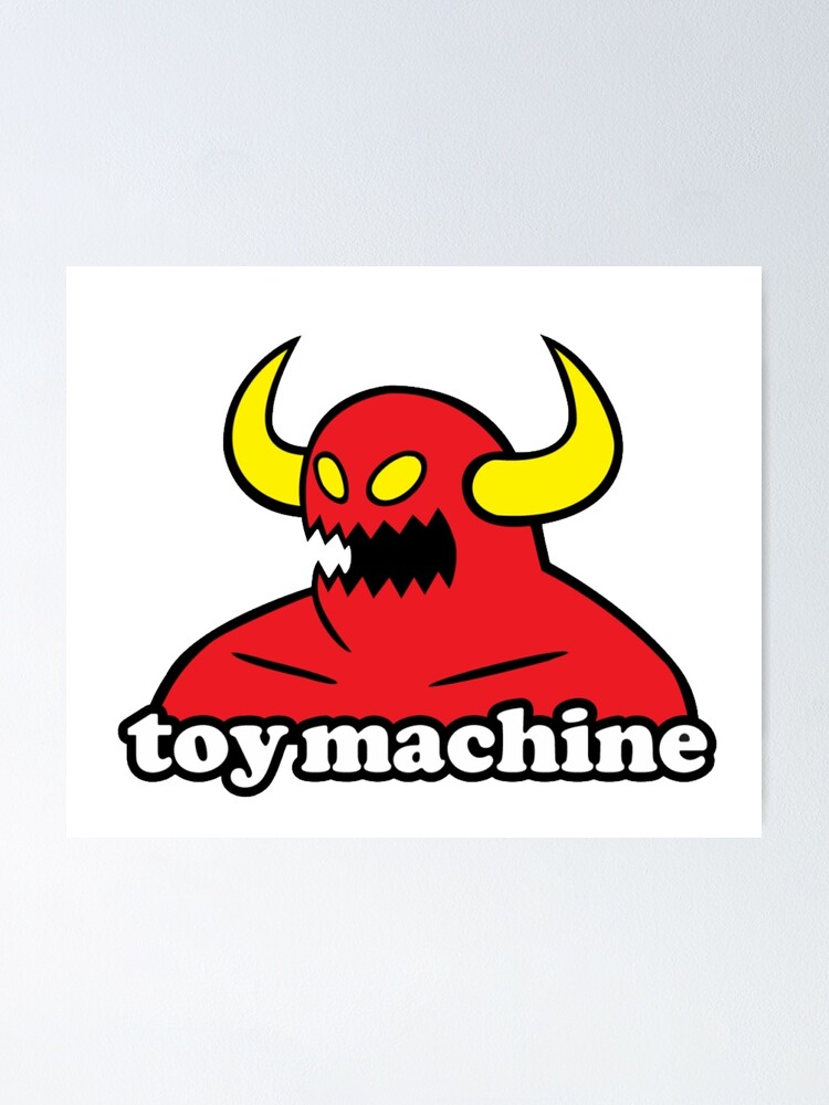 Toy Machine Logo Poster For Sale By Moparv8 Redbubble