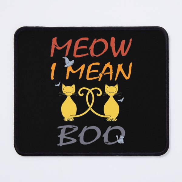 Item preview, Meow, I Mean Boo | Cat Halloween Design designed and sold by BlackTulips.