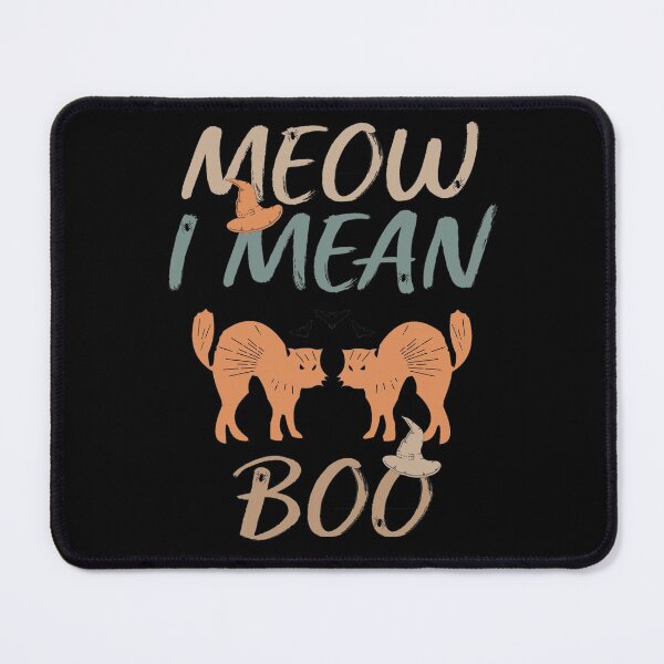 Item preview, Meow, I Mean Boo | Cat Halloween Design designed and sold by BlackTulips.