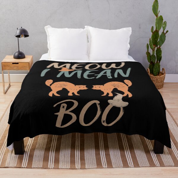 Item preview, Meow, I Mean Boo | Cat Halloween Design designed and sold by BlackTulips.