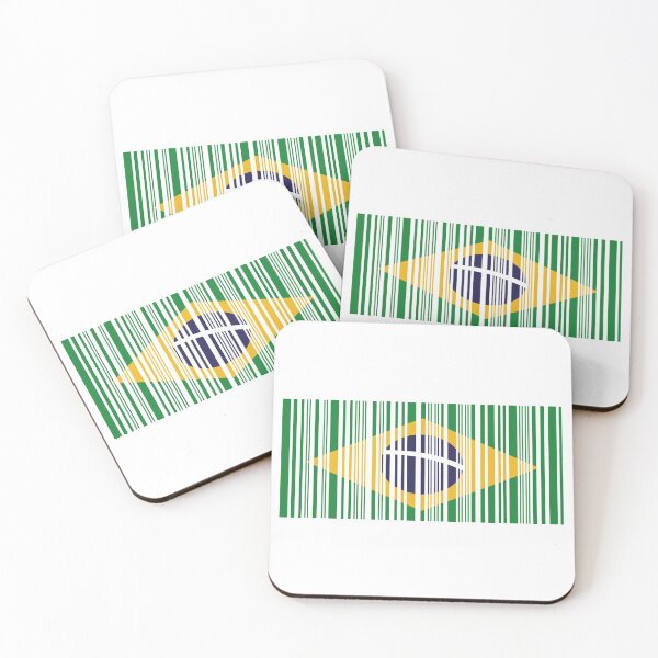 Item preview, Copy of MADE in Brazil Bar Code Flag designed and sold by ShopLotus74.