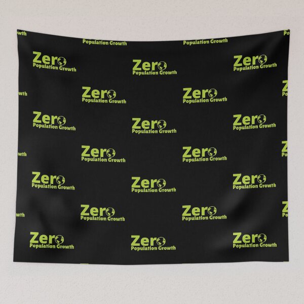 Item preview, Zero Population Growth Text Design designed and sold by EarthArtDesigns.