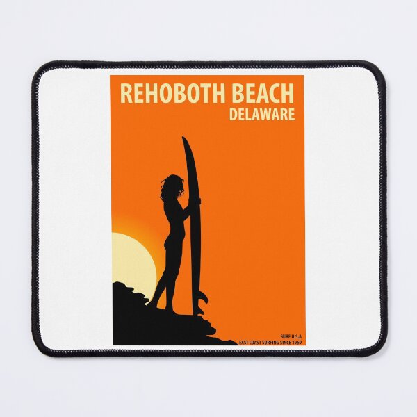 Item preview, Rehoboth Beach Delaware Vintage Retro Surf USA Travel Vacation Summer Sunset Beach designed and sold by tmartinezta.