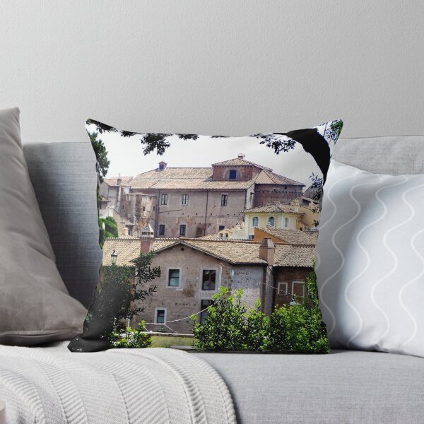 Item preview, View of some houses from a park in Rome, Italy designed and sold by celinebisson.