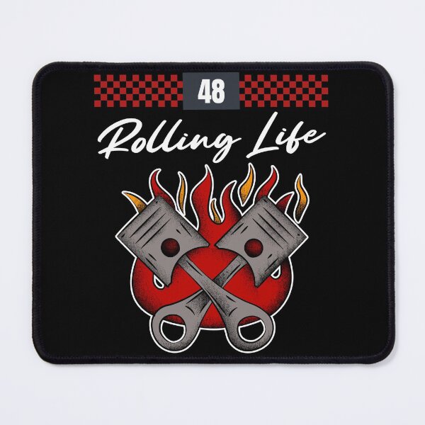 Item preview, Rolling Life 48 Flaming Pistons designed and sold by LY D.