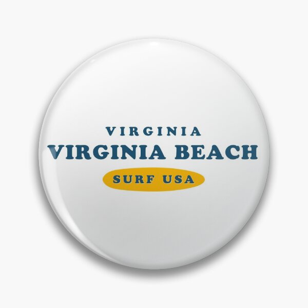 Item preview, Virginia Beach Virginia Vintage Retro Surf USA Travel Vacation Summer Sunset Beach designed and sold by tmartinezta.