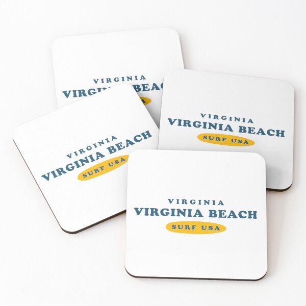 Item preview, Virginia Beach Virginia Vintage Retro Surf USA Travel Vacation Summer Sunset Beach designed and sold by tmartinezta.