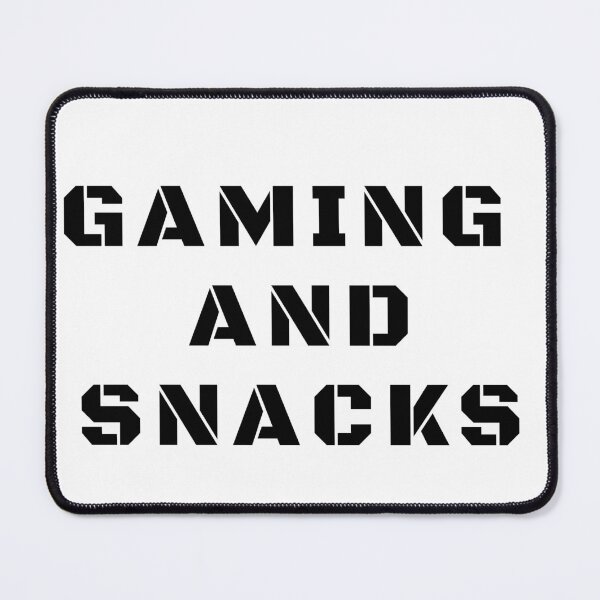 Item preview, Gaming and snacks - Gamer talk Gamer life designed and sold by Witfulwisdom.
