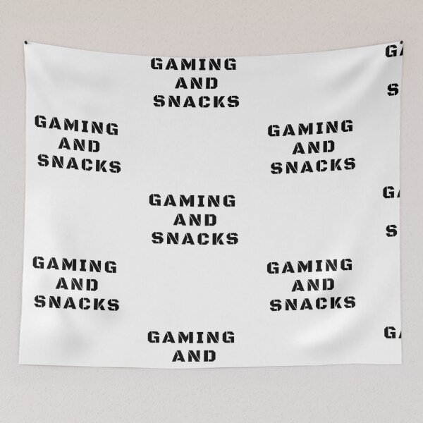 Item preview, Gaming and snacks - Gamer talk Gamer life designed and sold by Witfulwisdom.
