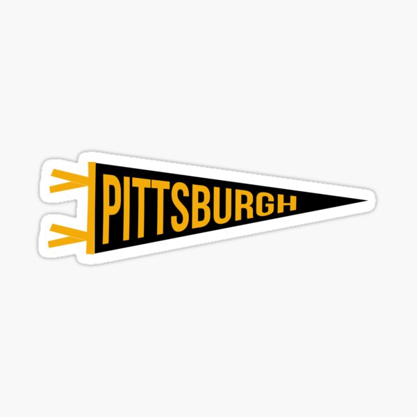 Pittsburgh Pennant Sticker