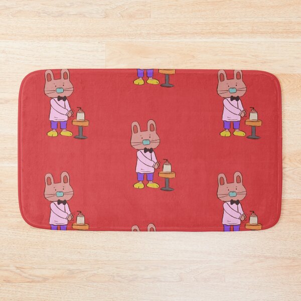 Item preview, Cute rabbit wearing a mask designed and sold by MszPink.