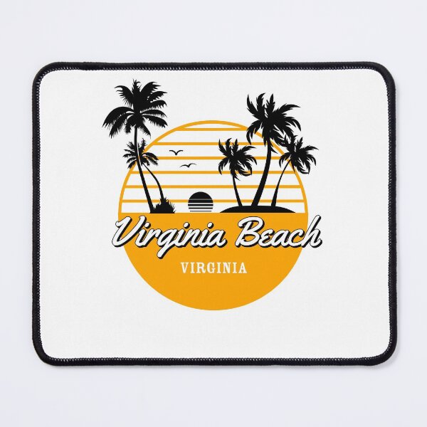 Item preview, Virginia Beach Virginia Vintage Retro Surf USA Travel Vacation Summer Sunset Beach designed and sold by tmartinezta.