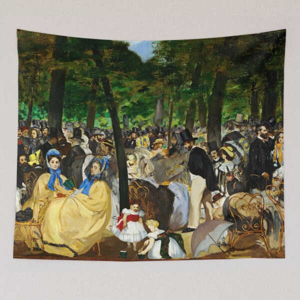 Item preview, Music in the Tuileries - Edouard Manet designed and sold by brushandframes.