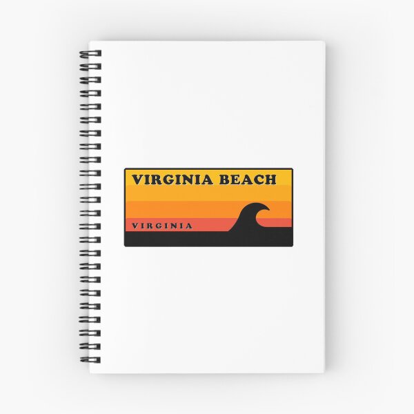 Item preview, Virginia Beach Virginia Vintage Retro Surf USA Travel Vacation Summer Sunset Beach designed and sold by tmartinezta.