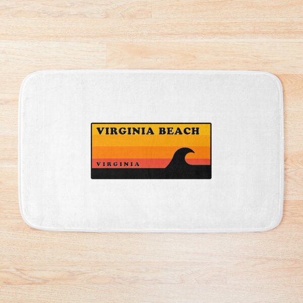 Item preview, Virginia Beach Virginia Vintage Retro Surf USA Travel Vacation Summer Sunset Beach designed and sold by tmartinezta.